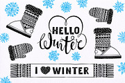 Winter KNITWEAR, a Decorative Illustration by Baksiabat (Thumbnail 2 of 6)