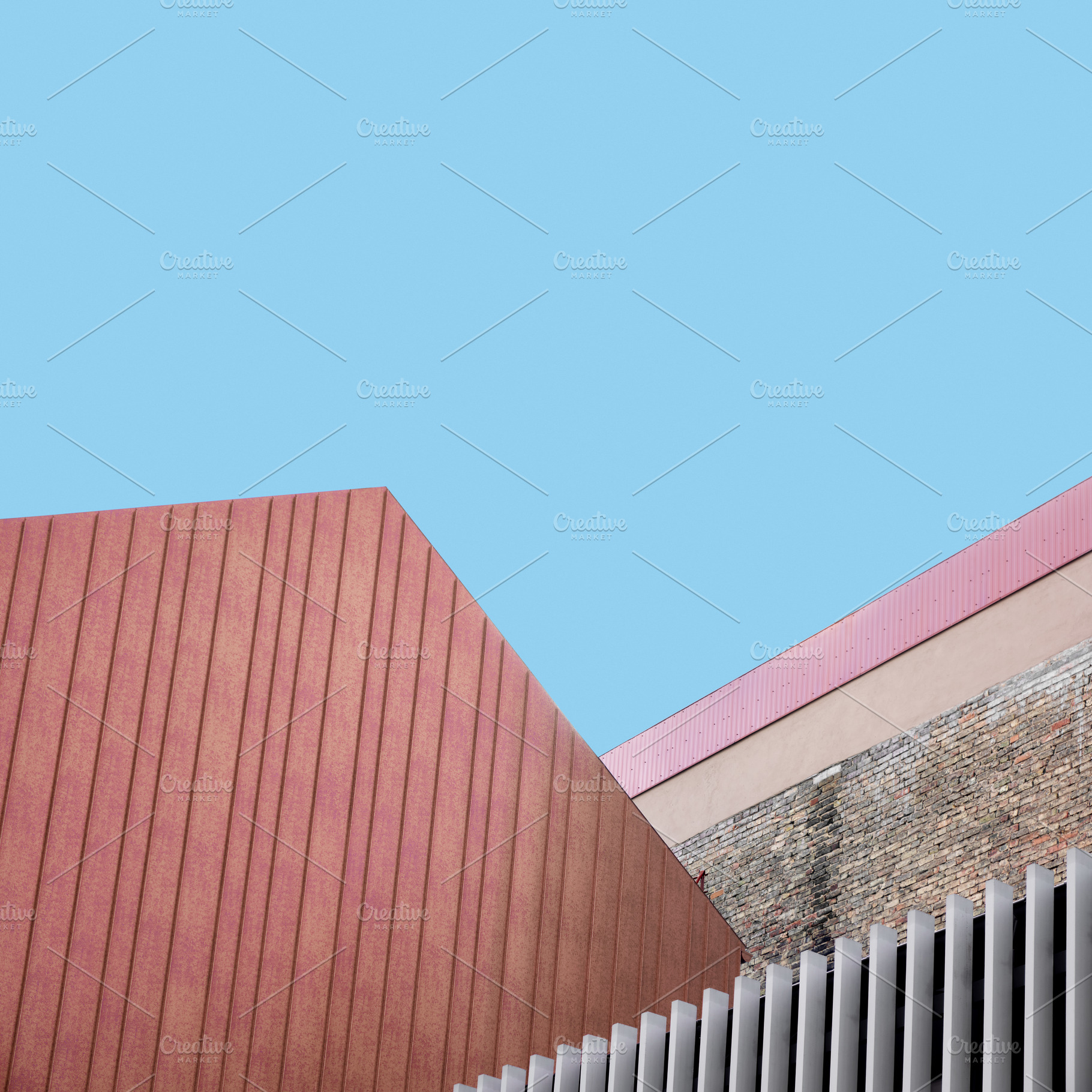 Geometric shapes of modern building, an Architecture Photo by BOOCYS