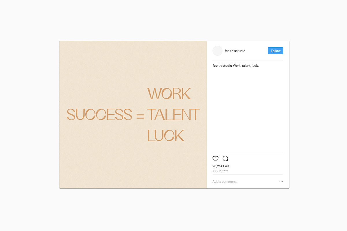 Instagram Social Media Quotes PS, a Social Media Template by Feel This (Photo 8 of 18)