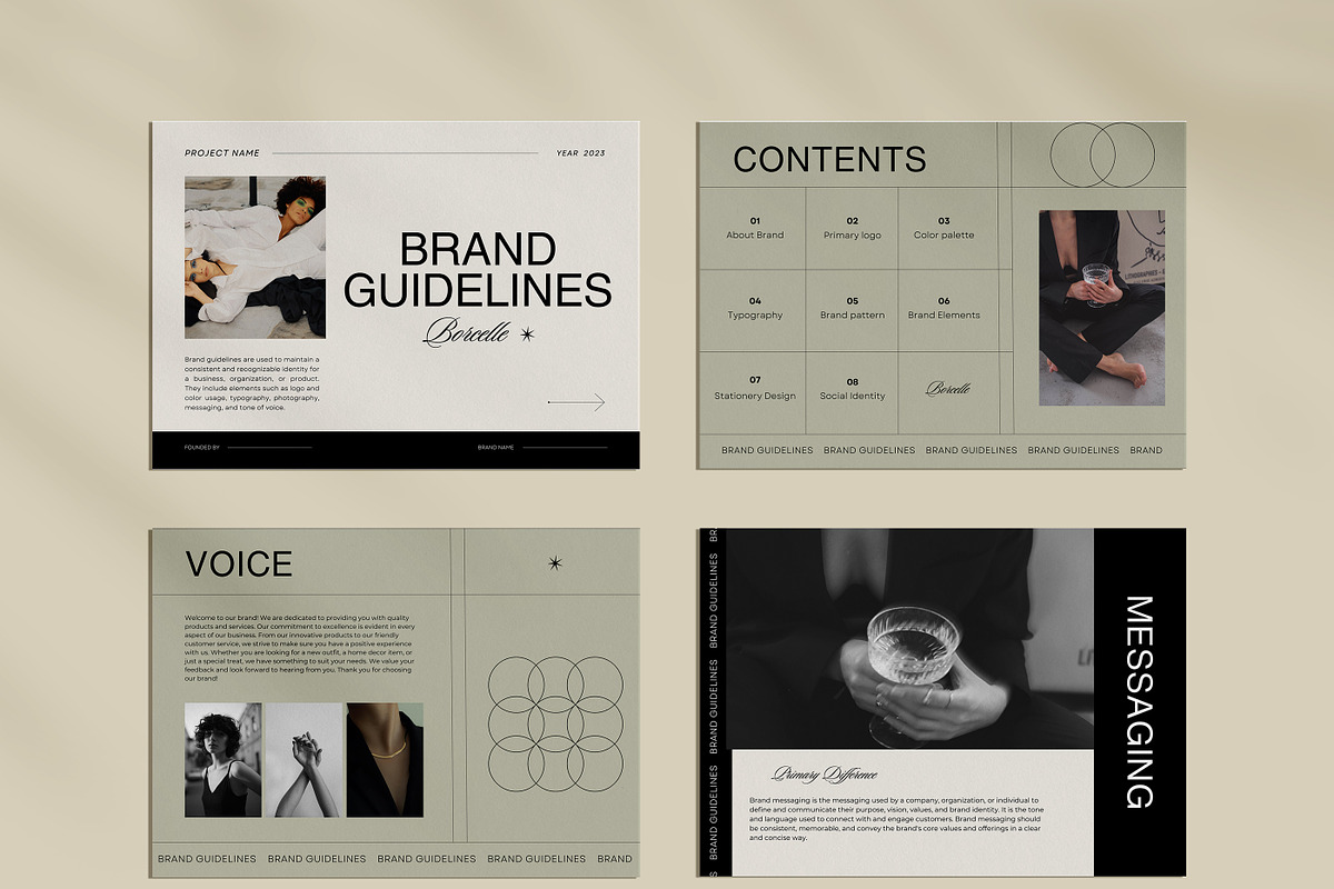 ATLANTA Brand Guidelines Template, a Branding & Logo Template by Amaré Creative (Photo 5 of 10)