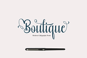 Boutique(Black Friday Sale), a Script Font by Deniz86 (Thumbnail 2 of 9)