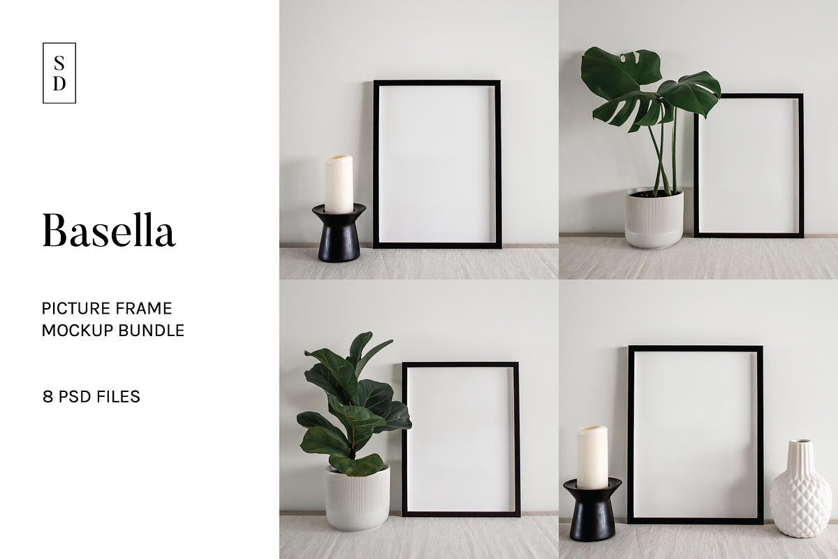 Frame Mockup Bundle - Basella, a Household Mockup by Saguaro Digital (Photo 1 of 8)