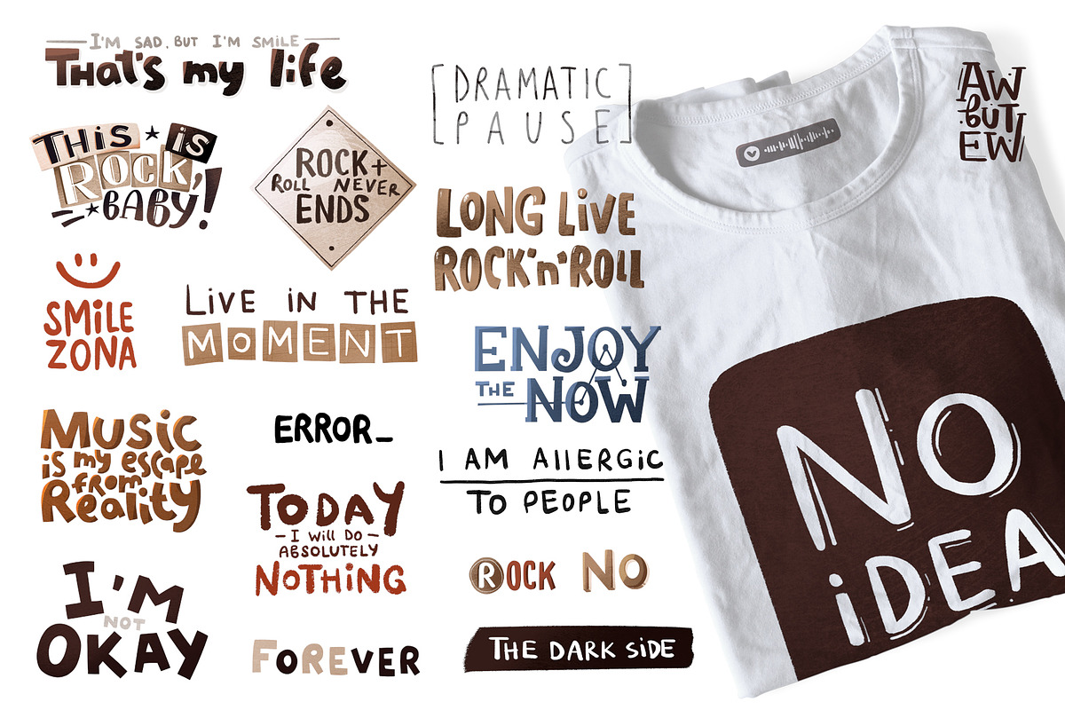 ROCK MUSIC digital collection, a Person Illustration by Izobova (Photo 3 of 7)