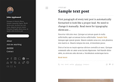 Paper tumblr theme, a Websites & App Template by Pixel Revel (Thumbnail 3 of 3)