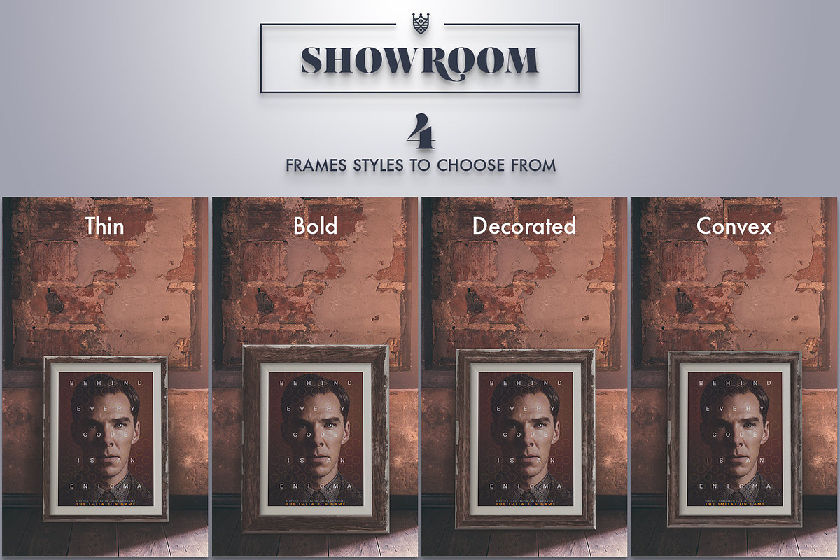 Showroom - Frames Mockups, a Product Mockup by Madebyvadim (Photo 8 of 10)