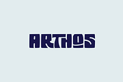 Arthos, a Sans Serif Font by namistudio (Thumbnail 1 of 9)