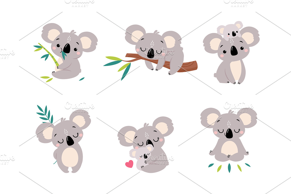 Koala Bear as Australian Animal on, an Animal Illustration by TopVectors