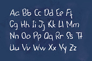 White Chalk Kid Scribbled Font, a Blackletter Font by RabbitAndPencil (Thumbnail 3 of 10)