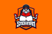 Snowman Mascot Esport Logo, a Branding & Logo Template by prps.std (Thumbnail 2 of 3)