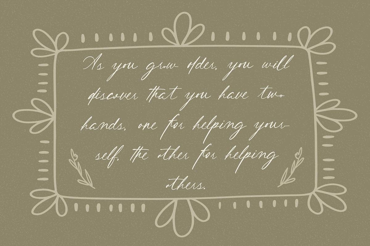 Princess Kasya, a Handwritten Font by HATFSTUDIO (Photo 5 of 7)