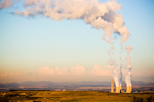 Power Station Smoke Stacks, an Industrial Photo by THP Creative