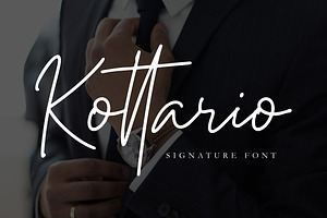 Kottario - Classy Signature Font