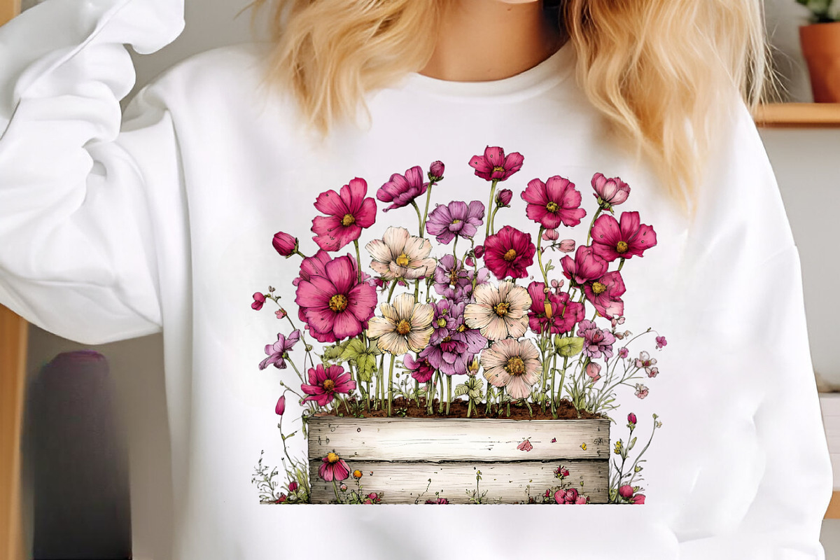 Whimsical Spring Flowres Clipart,Spr, an Illustration by GatewayDesign (Photo 3 of 4)