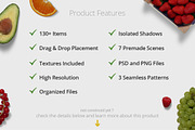 Fruits - Isolated Food Items, a Product Mockup by h3design (Thumbnail 2 of 13)