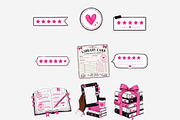 Black Book Besties Clipart Bundle, a Person Illustration by Tanya Kart (Thumbnail 7 of 10)