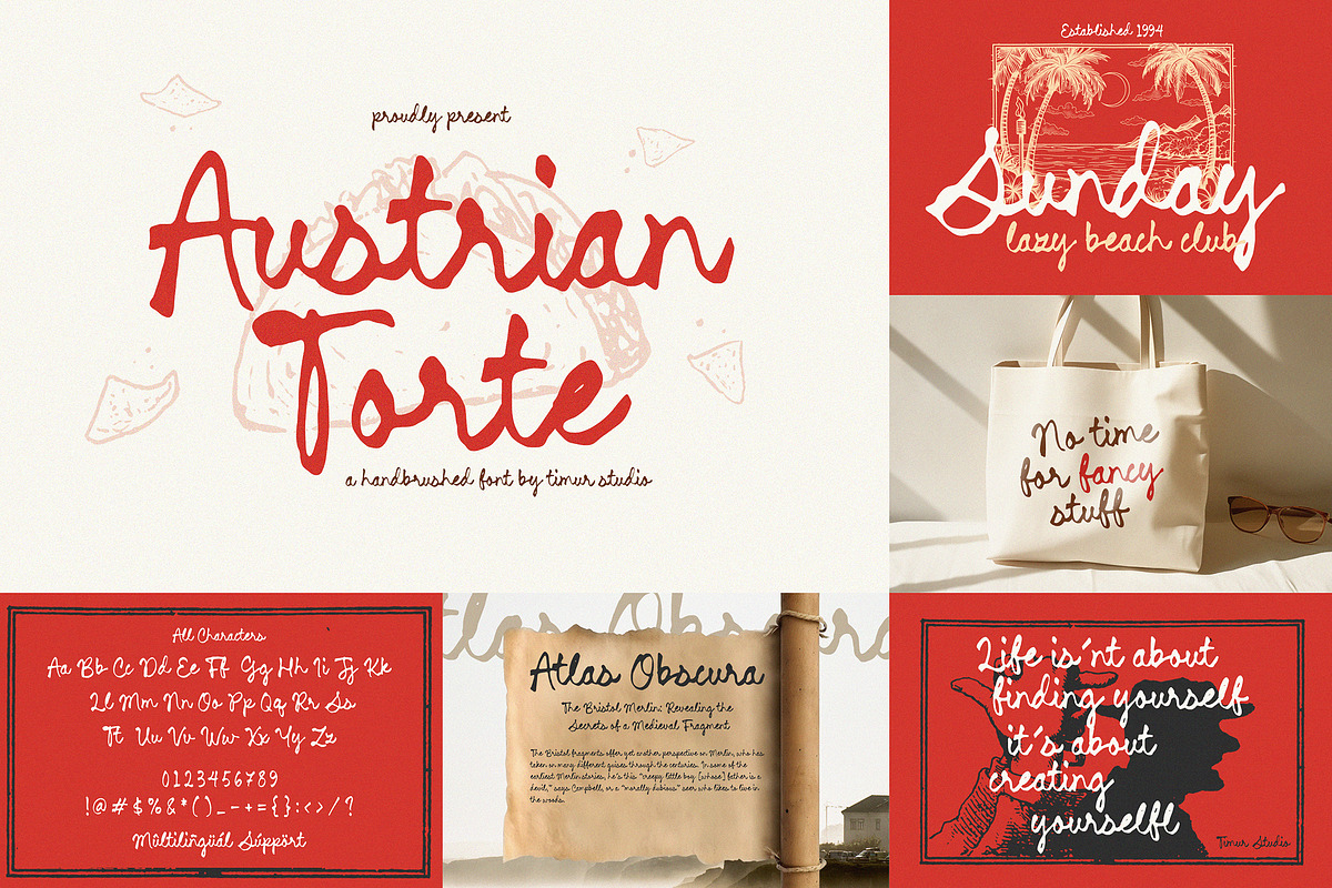 Whimsical Font Bundle - 10 Fonts, a Script Font by Timurtype (Photo 5 of 10)