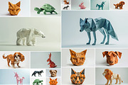 121 Origami animals, an Animal Photo by Handmadefont (Thumbnail 6 of 17)