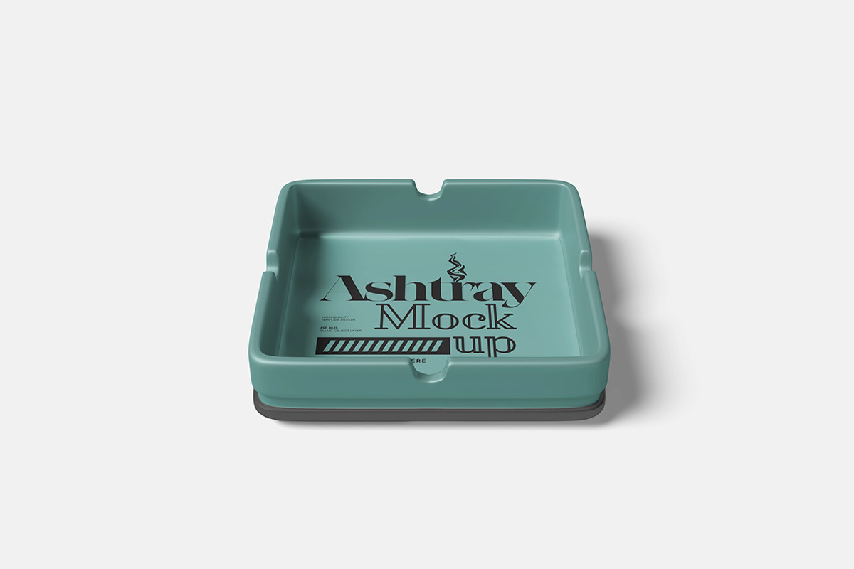 Ashtray Mockup, a Product Mockup by bimockup (Photo 3 of 6)