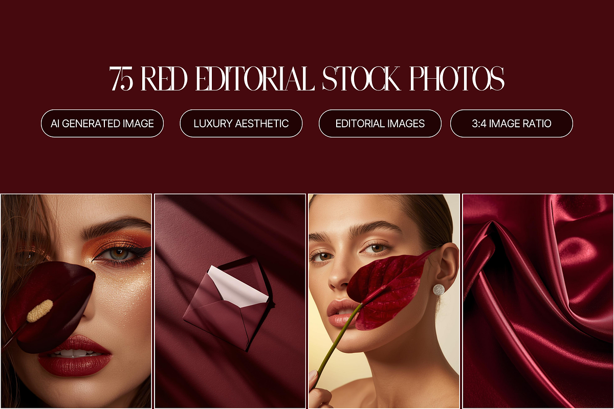 RED Editorial stock photos Vol 2, a Beauty & Fashion Photo by My Template Studio (Photo 8 of 10)