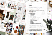 Influencer Instagram Canva templates, a Social Media Template by helgascandinavus (Thumbnail 3 of 9)