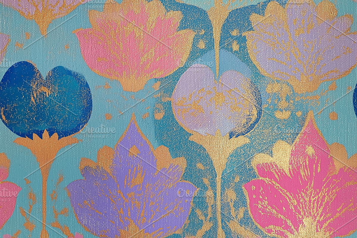 Vintage Bloom – Seamless Pattern Set, a Pattern Graphic by LoveDesignShop (Photo 5 of 8)