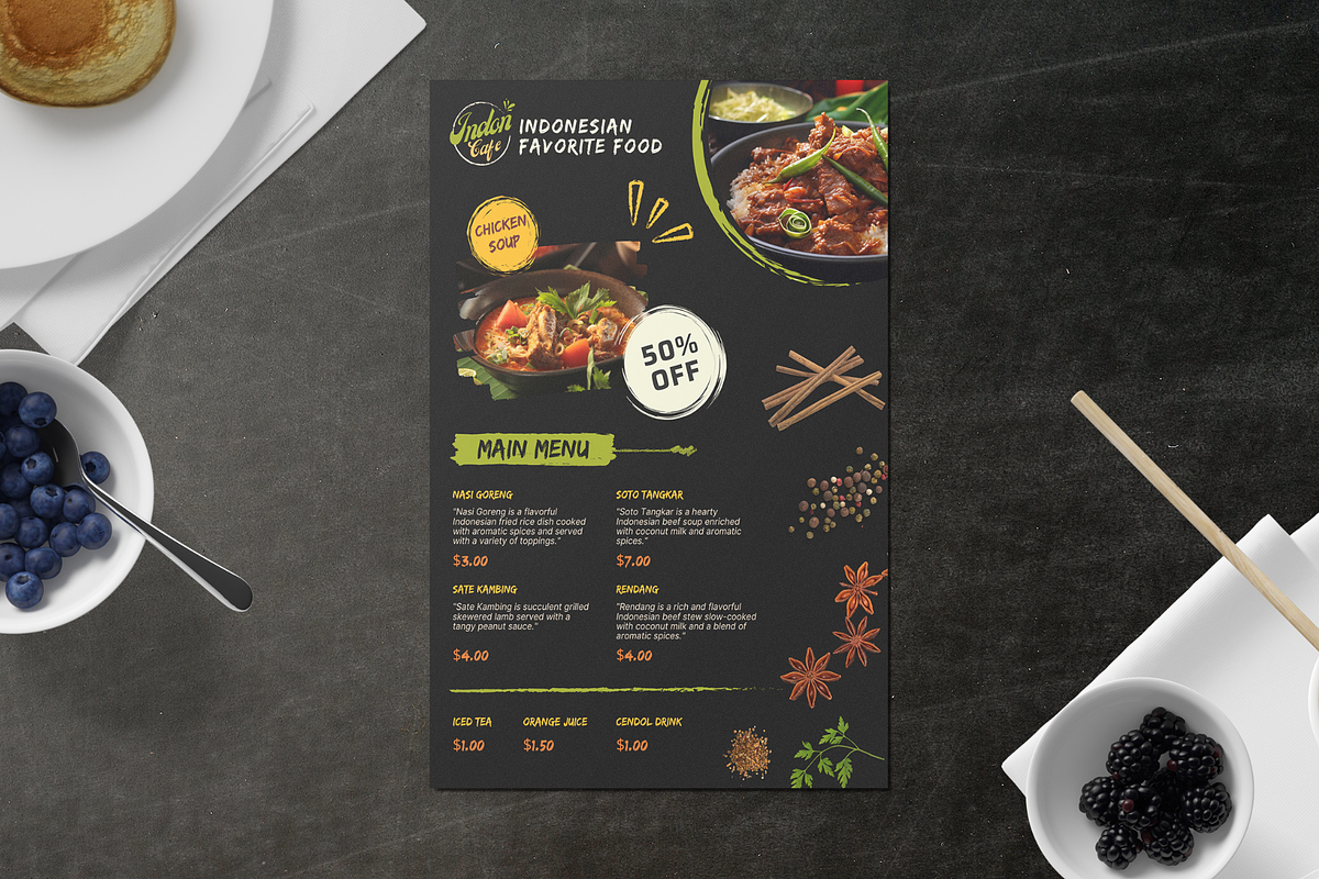 Elegant Portrait Menu Template, a Brochure Template by judayartworks (Photo 16 of 16)