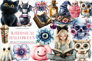Whimsical Halloween Clipart Sublimat, an Illustration by Designworld (Thumbnail 1 of 6)