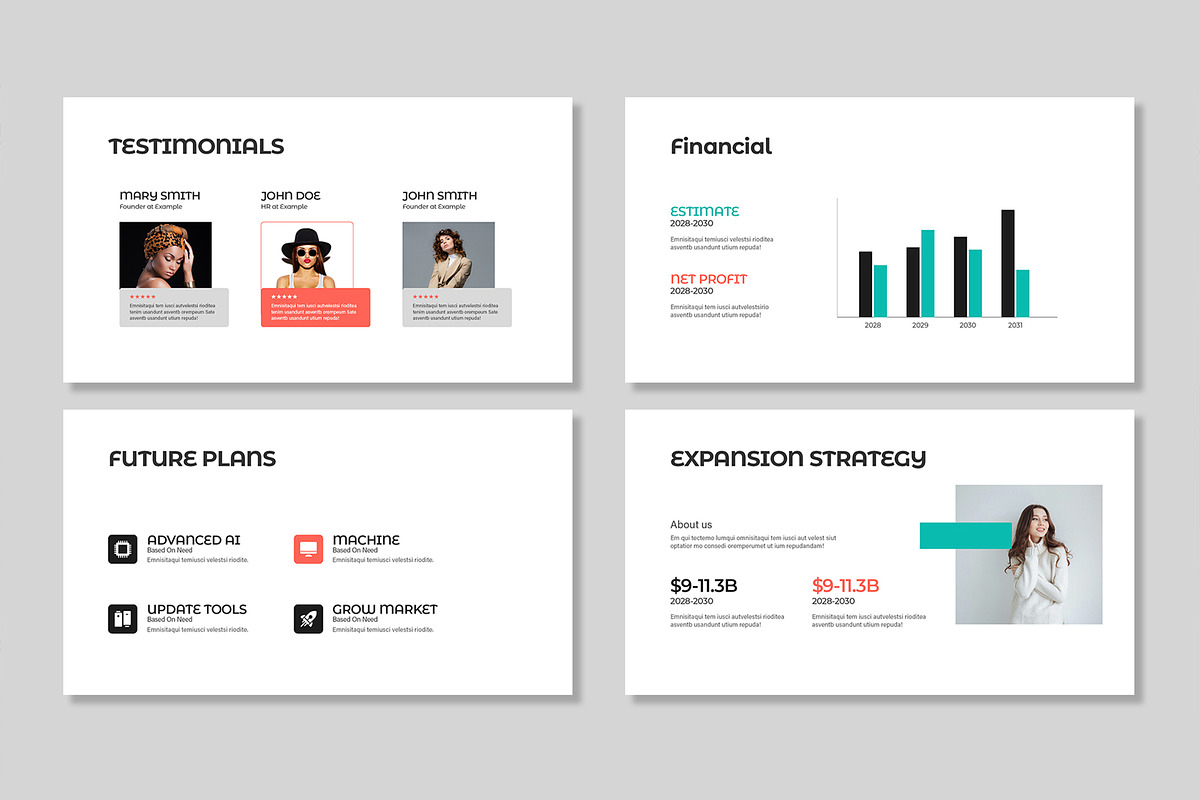 Creative & Minimal Company Profile, a Presentation Template by Mighty-Slide (Photo 6 of 7)