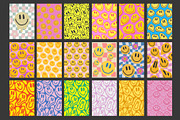 GROOVY PATTERNS. Y2K VECTOR TEXTURES, a Pattern Graphic by craftlove (Thumbnail 2 of 13)
