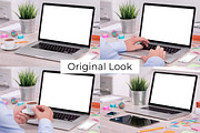 Macbook Workspace Mockups, an iPhone Mockup by Mockups & Illustrations (Thumbnail 6 of 9)