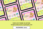 Bright Rainbow Shopify Theme, a Shopify Template by Template Twist Shop (Thumbnail 3 of 8)