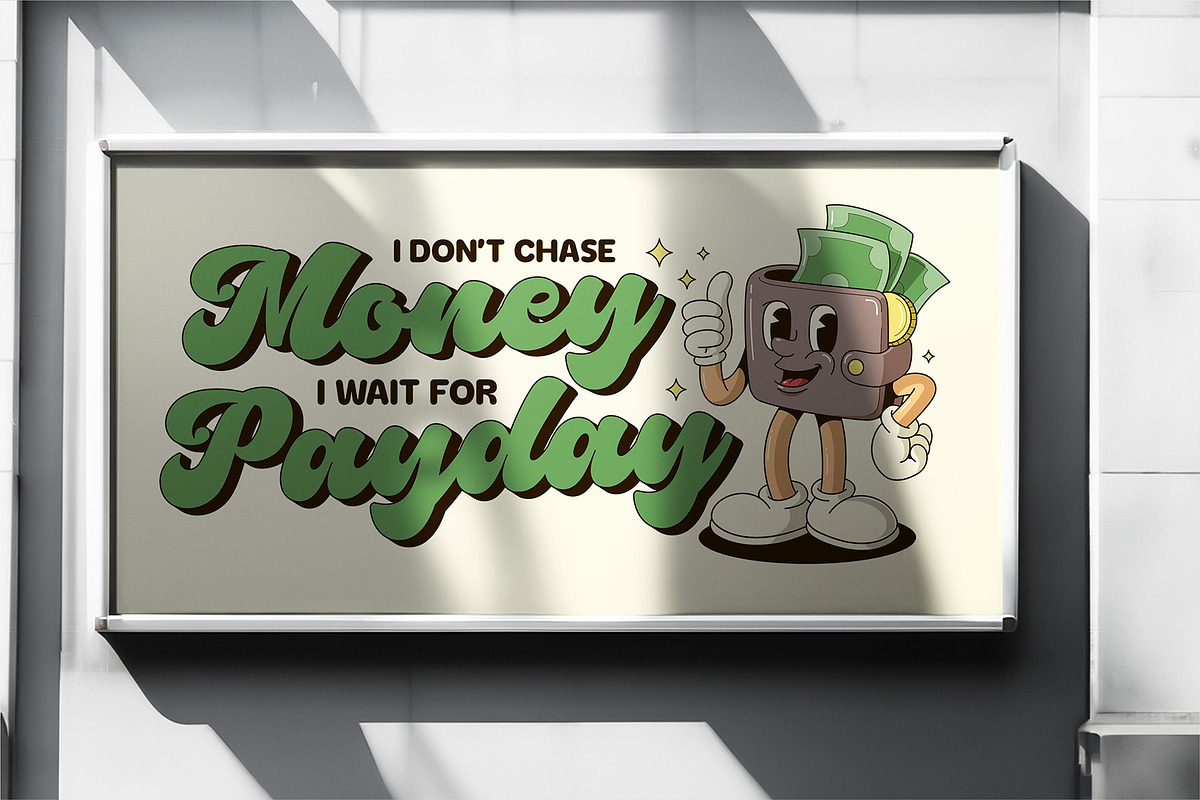 Retro Wallet Characters, an Object Illustration by Graptail (Photo 8 of 10)
