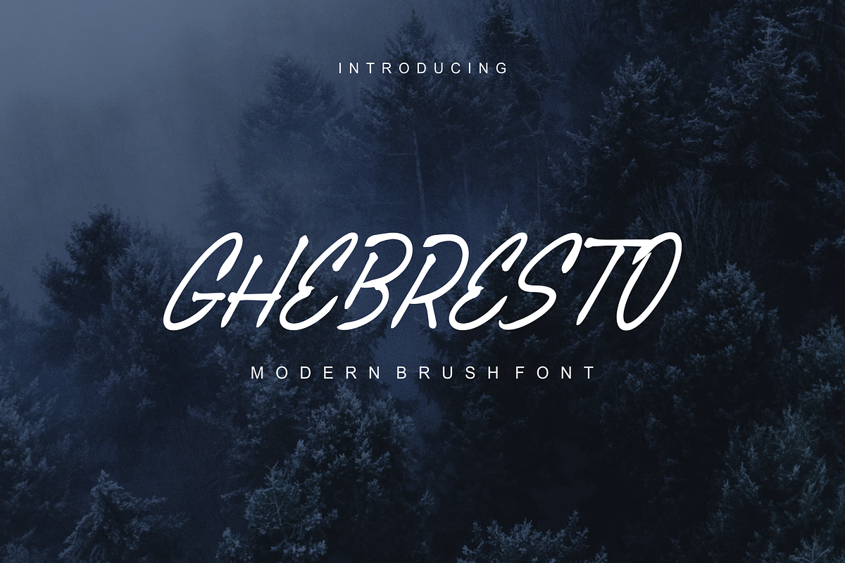 Gheb Resto - Font, a Handwritten Font by artchiles_design (Photo 1 of 5)
