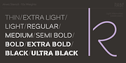 Akwa Stencil, a Sans Serif Font by HeadFirst (Thumbnail 22 of 36)