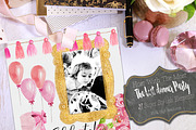 Dinner Party Watercolor Clipart., an Illustration by My Creative Atelier (Thumbnail 4 of 4)
