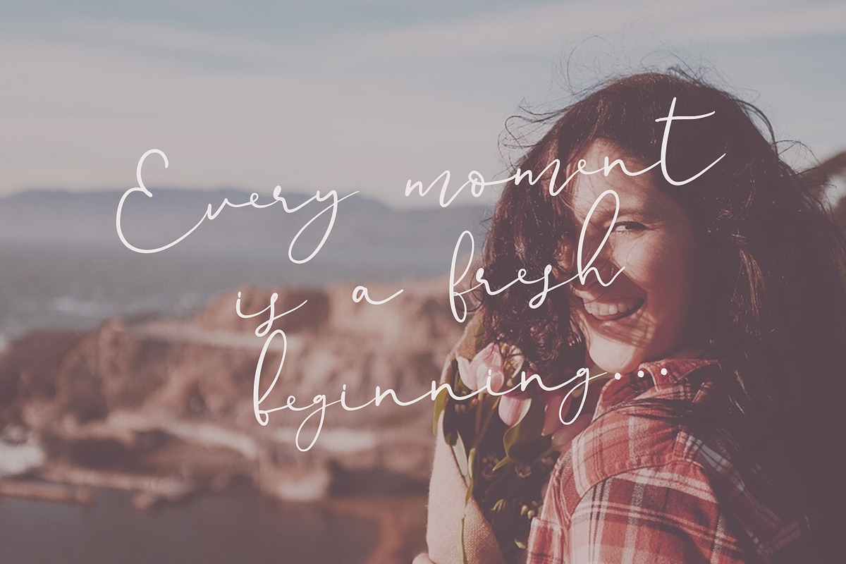 Ametrine, casual font, a Script Font by Art pages (Photo 16 of 16)
