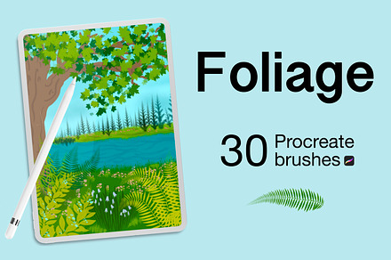 Foliage Procreate brushes