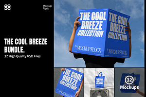 The Cool Breeze Bundle, an Advertising Mockup by Mockup Flock