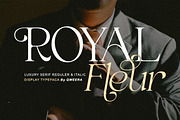 Royal Fleur - Elegant Luxury Serif, a Serif Font by Qweera Studio (Thumbnail 1 of 12)