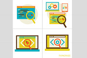 Process Of Fixing Bugs, a Technology Illustration by Sabelskaya (Thumbnail 1 of 5)