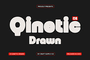 CS Qinetic Drawn, a Sans Serif Font by Craft Supply Co. (Thumbnail 1 of 8)