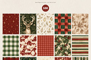 100 Christmas Backgrounds, a Background Graphic by PeDe Designs (Thumbnail 15 of 18)