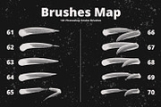 101 Photoshop Paint Stroke Brushes, a Brush Add-On by Graphicfresh (Thumbnail 10 of 14)