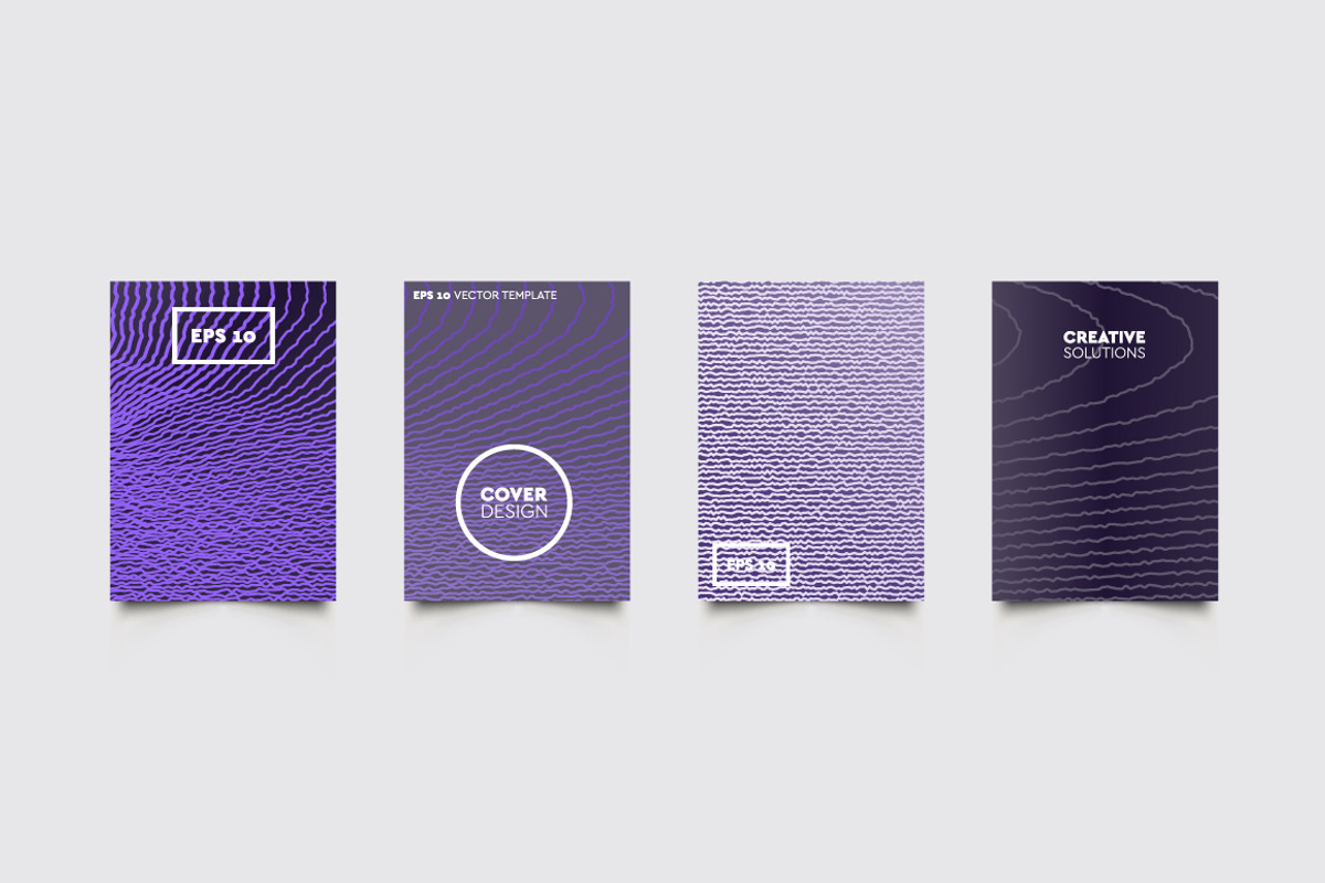 Cover Vector Patterns #300, a Brochure Template by relineo.vectors