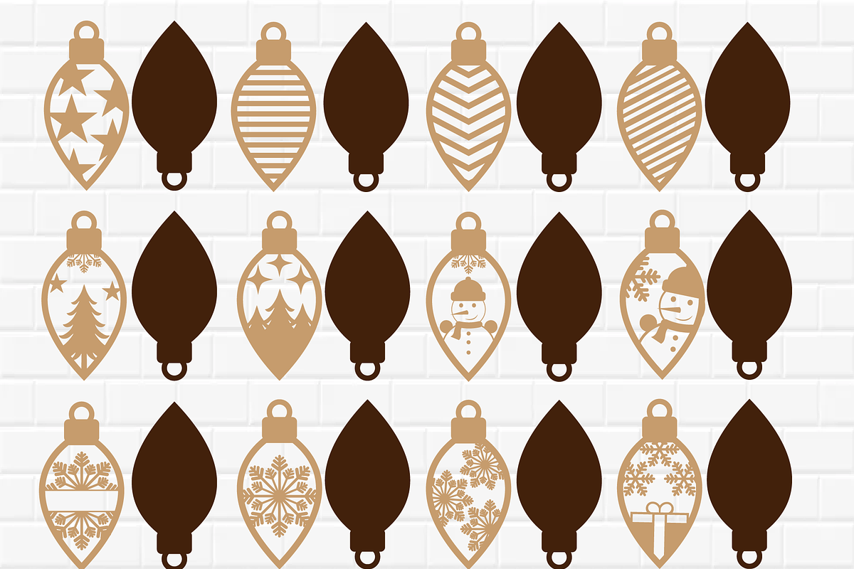 Christmas Lights Bulb SVG Cut Files, an Object Graphic by EllaMaiyaali (Photo 2 of 4)