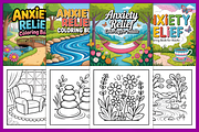 Anxiety Relief Coloring Pages, a Decorative Illustration by Design Station (Thumbnail 4 of 4)