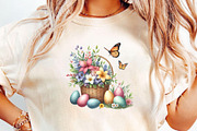 Watercolor Floral Easter Baskets, an Illustration by DreamCafeArt (Thumbnail 6 of 6)