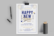 Happy New Year Flyer 2027, a Flyer Template by ContestDesign (Thumbnail 1 of 2)