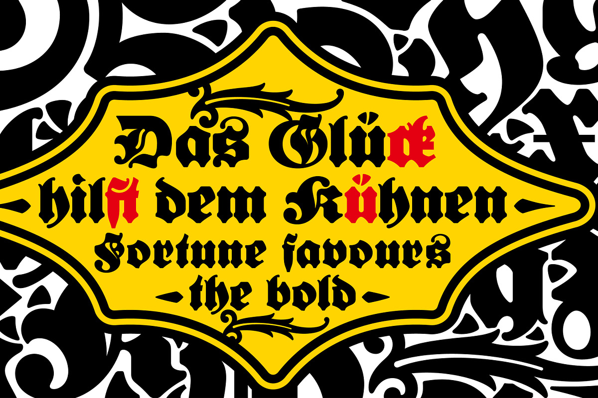 Bernard Fraktur, a Blackletter Font by Stefan Chirila (Photo 8 of 18)