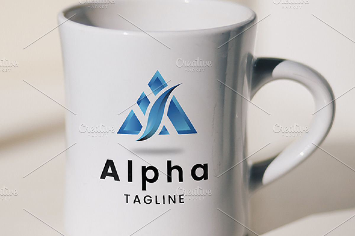 Alpha Modern Abstract Letter A Logo, a Branding & Logo Template by MadeByShahbaz (Photo 4 of 5)
